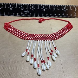 Beautiful beaded necklace.